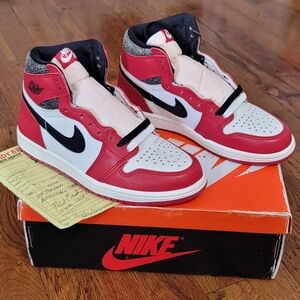 Size 6.5w Air Jordan 1 Retro High OG Chicago Lost and Found
